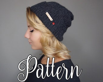 KNIT PATTERN The Jughead Beanie - Charlie & Luna Co. Jughead Jones, Jughead Hat, Adult, Unisex, Pattern