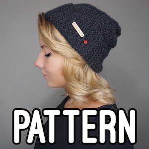 KNITTING PATTERN The Jughead Beanie - Charlie & Luna Co. Jughead Jones, Jughead Hat, Adult, Unisex, Pattern