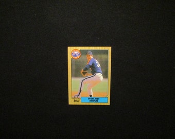 1987 Topps Baseball #757 Nolan Ryan (Houston Astros)