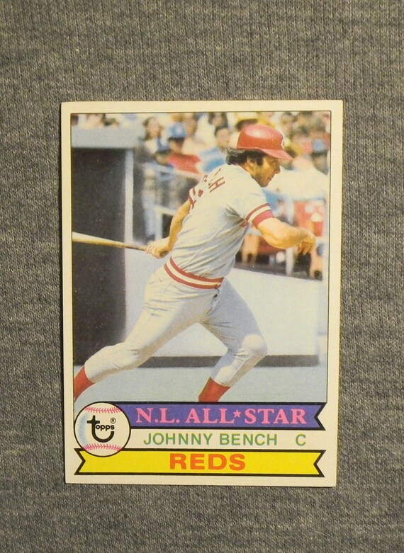 1979 Topps Baseball 200 Johnny Bench Cincinnati Reds Etsy