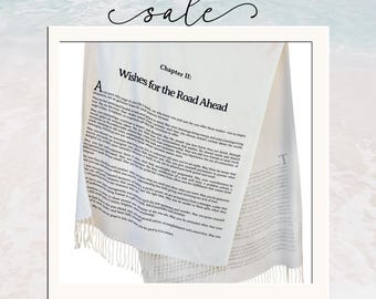 Style 6. Custom Made Scarf, Personalized Scarf, Your Design Here, Memory Keepsake Gift