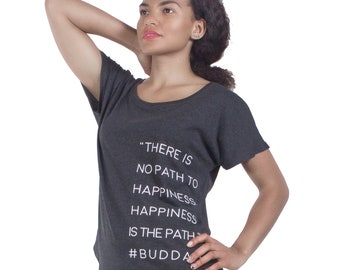 Women's Yoga T-shirt with Inspirational quote