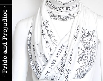 Pride and Prejudice Book Scarf