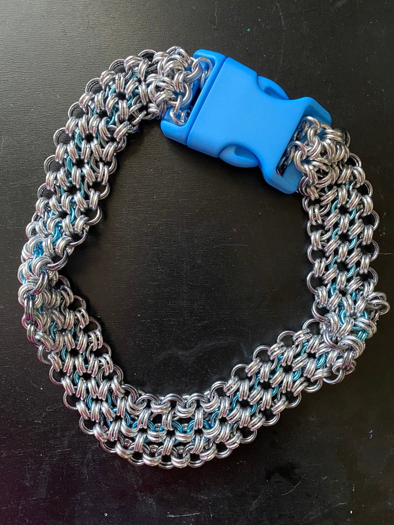 Chainmail Pet Collar | Etsy