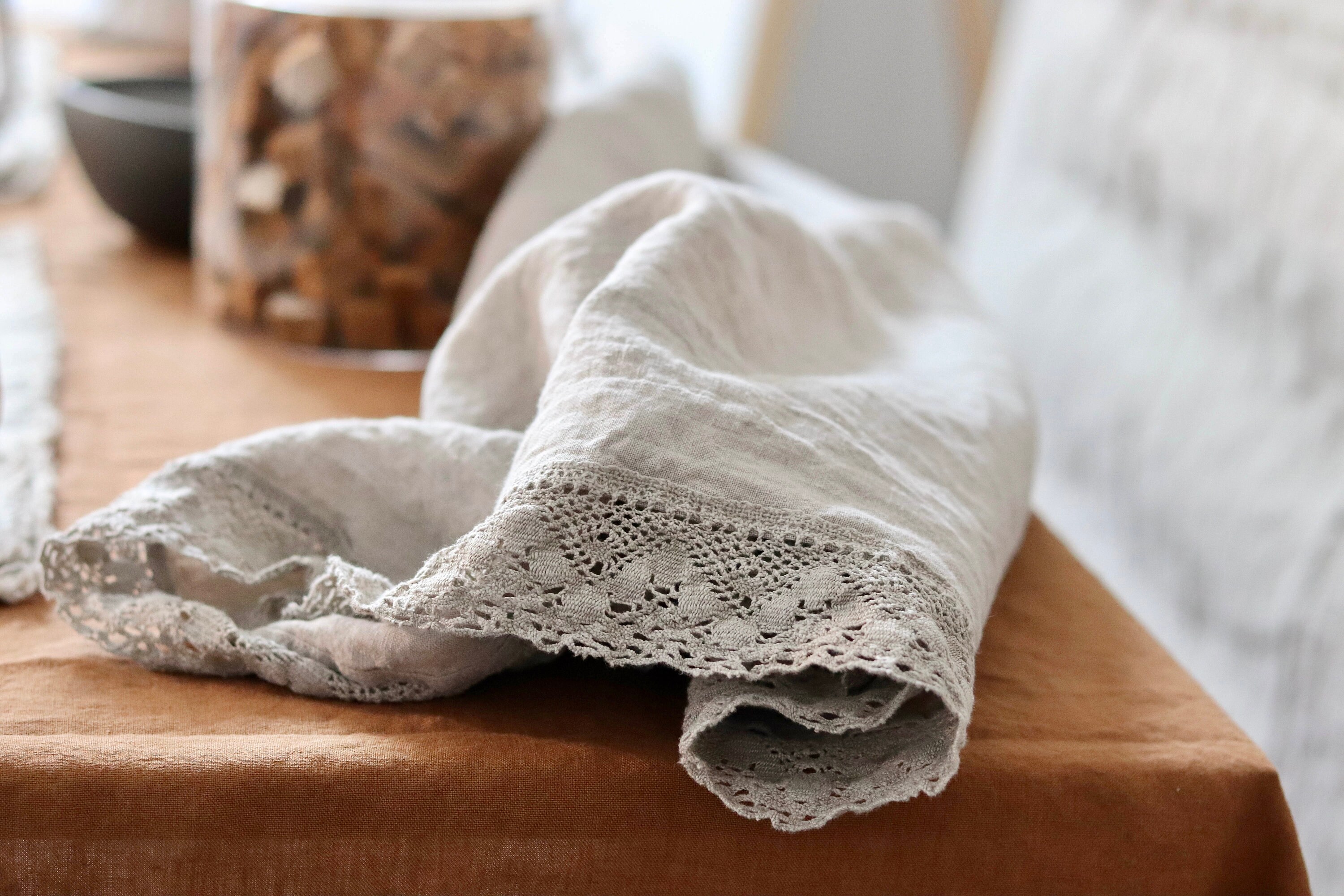 Linens and lace towels sale