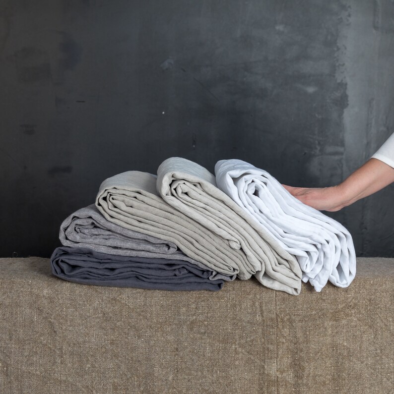 LINEN SHEET. Bed Sheets French Linen. Linen Flat Sheet. Linen Etsy