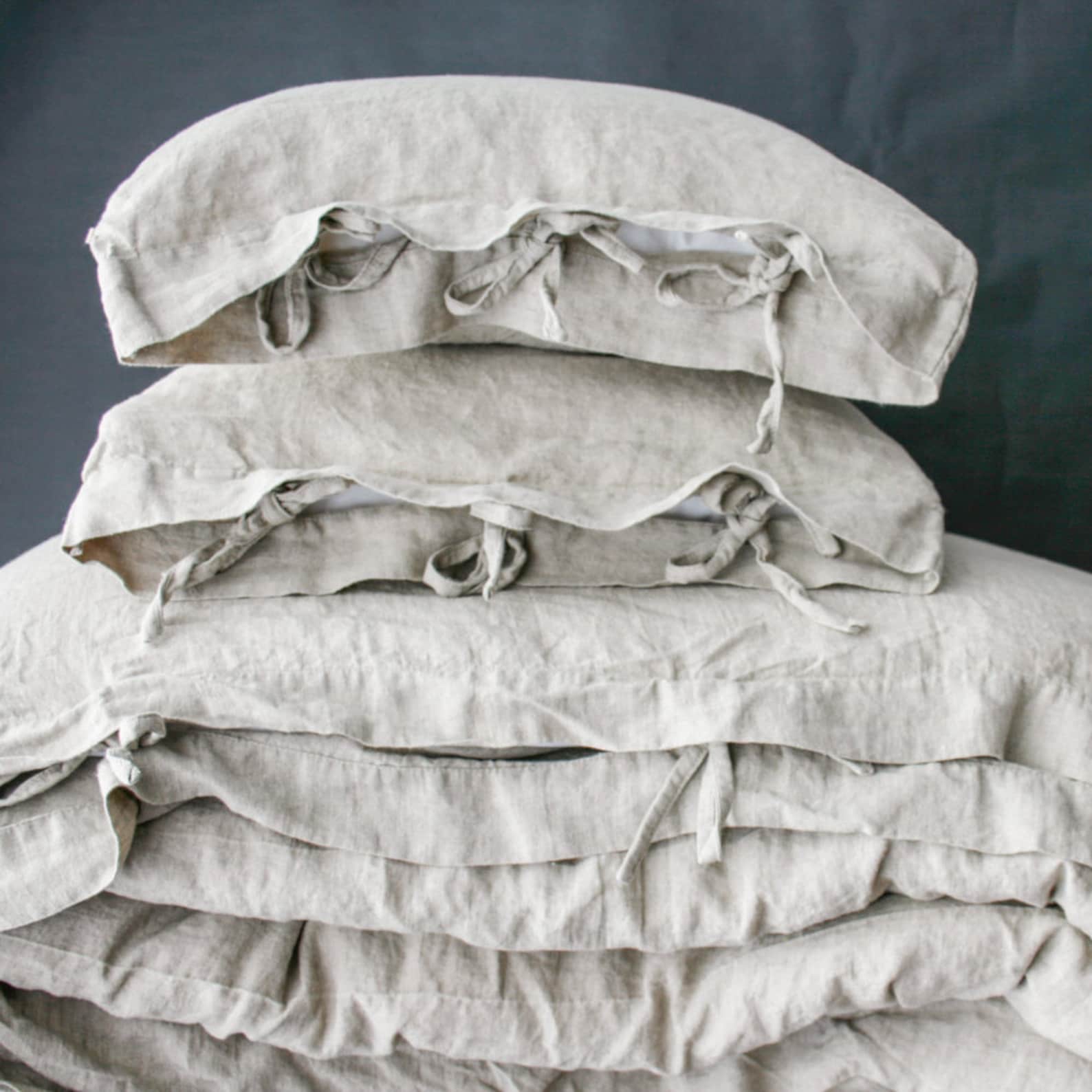 LINEN DUVET COVER Set of Duvet Cover and Pillowcases With Etsy