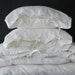 White LINEN DUVET COVER. French linen duvet cover with ties. MOOshop linen new colours. 100% pure linen bedding 