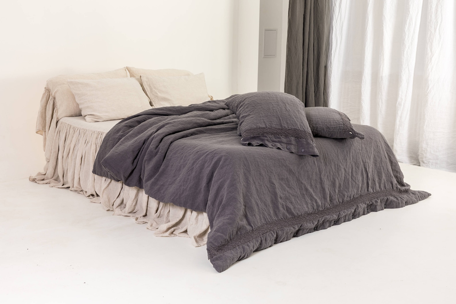 LINEN DUVET COVER. Set of Duvet Cover and Pillowcases With Etsy