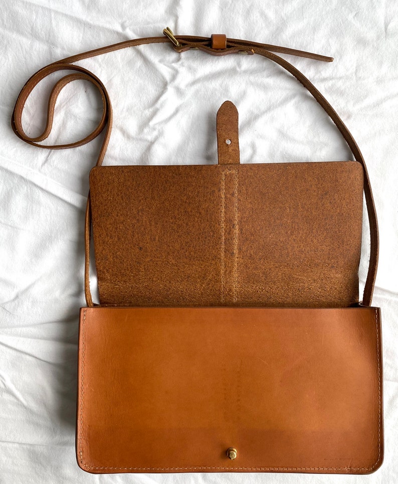 Tan Leather Handbag, Tan Leather Satchel, Tan Leather Handbag, Tan Leather Purse, Brown leather Purse, Brown Leather Bag image 6