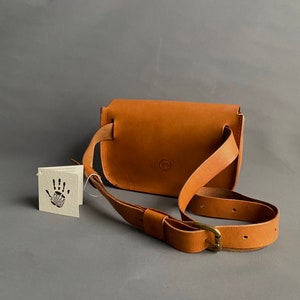 Ada Belt Bag, Leather belt bag, Belt bag, Waist bag, sling bag, leather hip bag, small leather bag, travel bag image 3