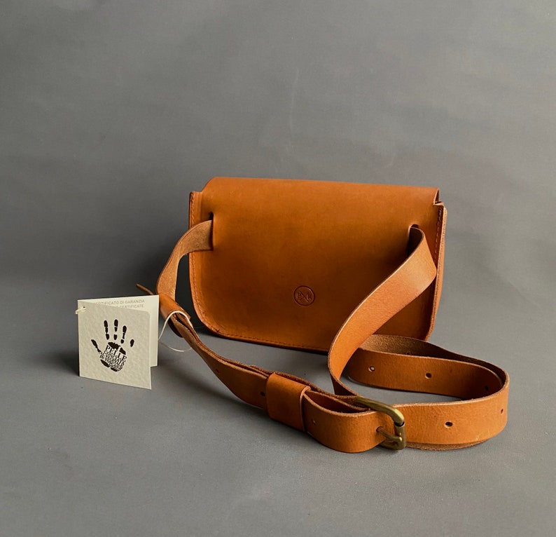 Ada Belt Bag, Leather belt bag, Belt bag, Waist bag, sling bag, leather hip bag, small leather bag, travel bag image 3