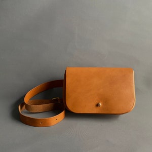 Ada Belt Bag, Leather belt bag, Belt bag, Waist bag, sling bag, leather hip bag, small leather bag, travel bag image 2