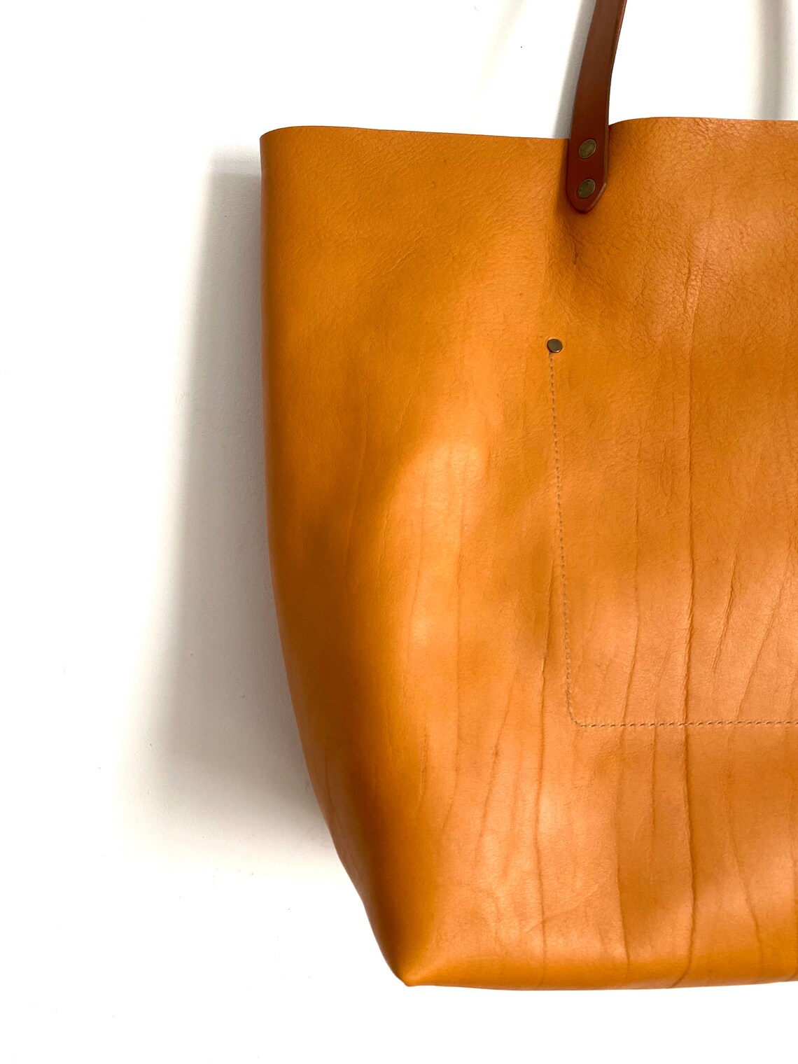 Large Tan Leather Tote Leather Weekend Bag Large Tote Bag Etsy