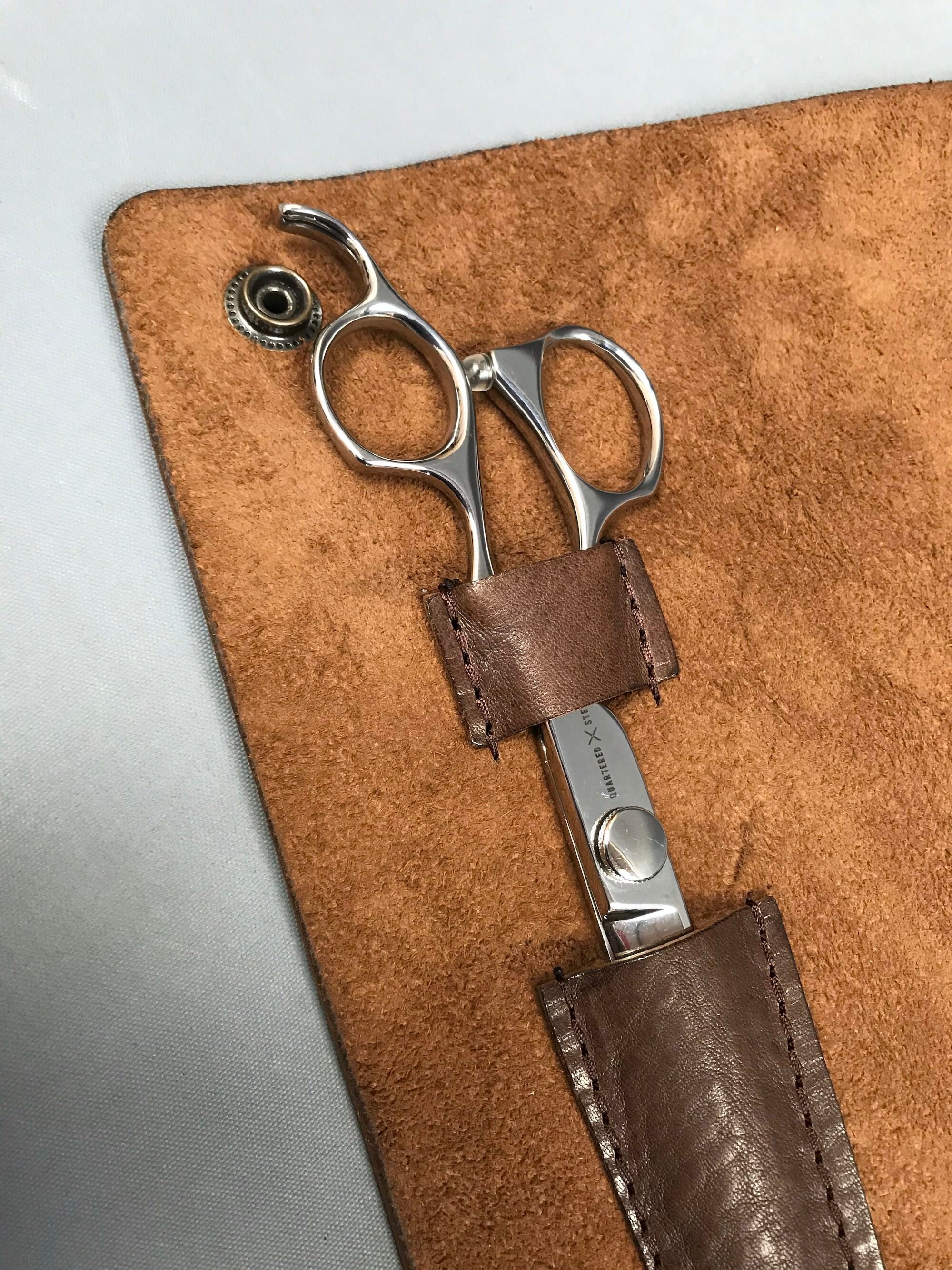 Leather Shears Case Scissor Case Barber gift Leather Etsy