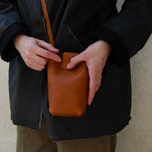 Dot Bag No.1, Small leather bag, Phone bag 画像 4