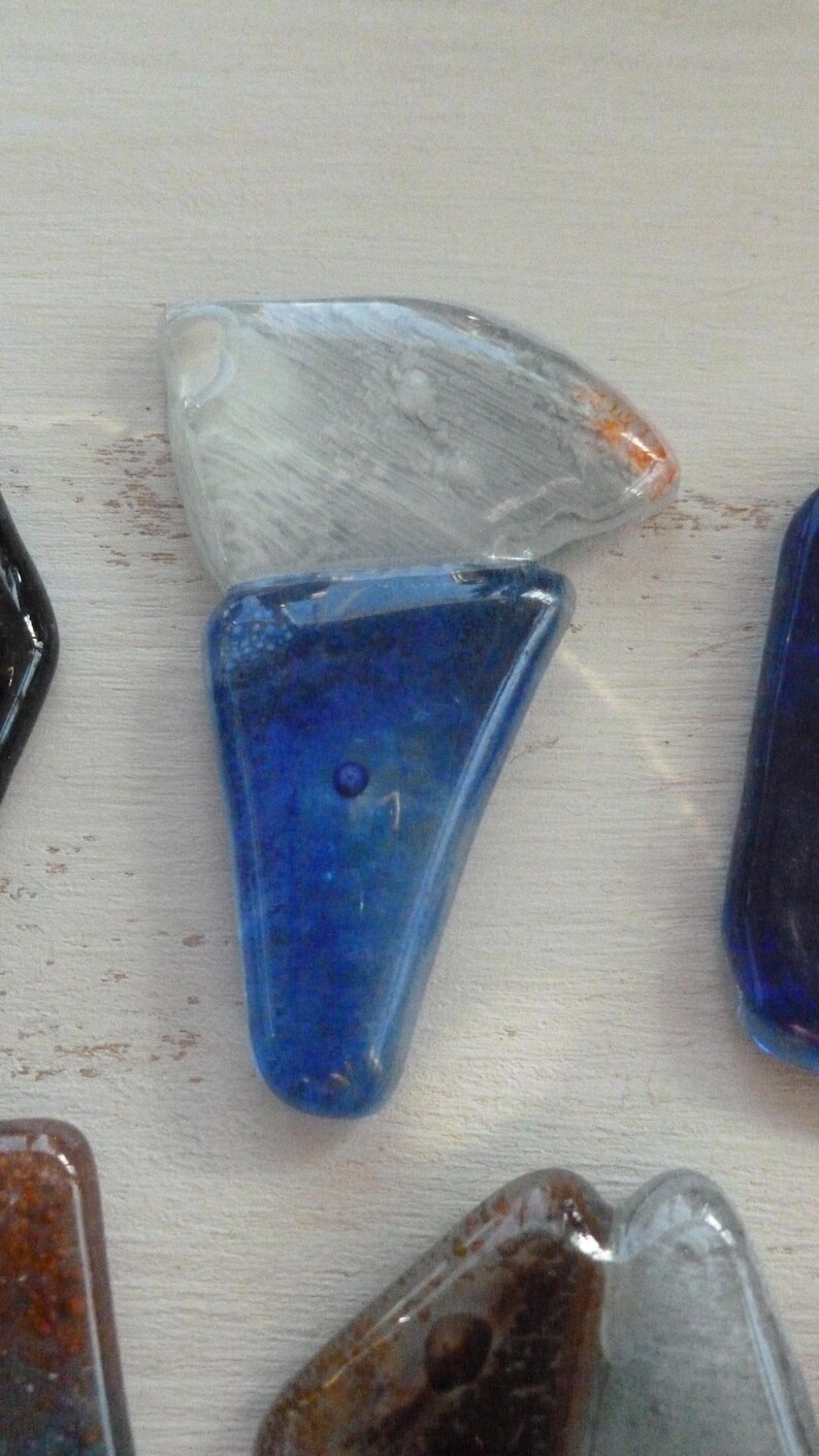 Mobile Glass Supplies Jewelry Glass Cabochon Glass Handmade Blown Glass 10 pieces Set Glass For Jewelry /& Crafts Multicolor Fused Glass