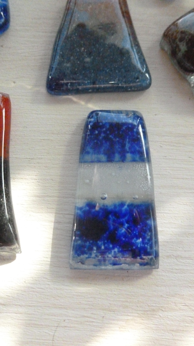 Mobile Glass Supplies Jewelry Glass Cabochon Glass Handmade Blown Glass 10 pieces Set Glass For Jewelry /& Crafts Multicolor Fused Glass