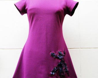 Pink Purple jersey dress