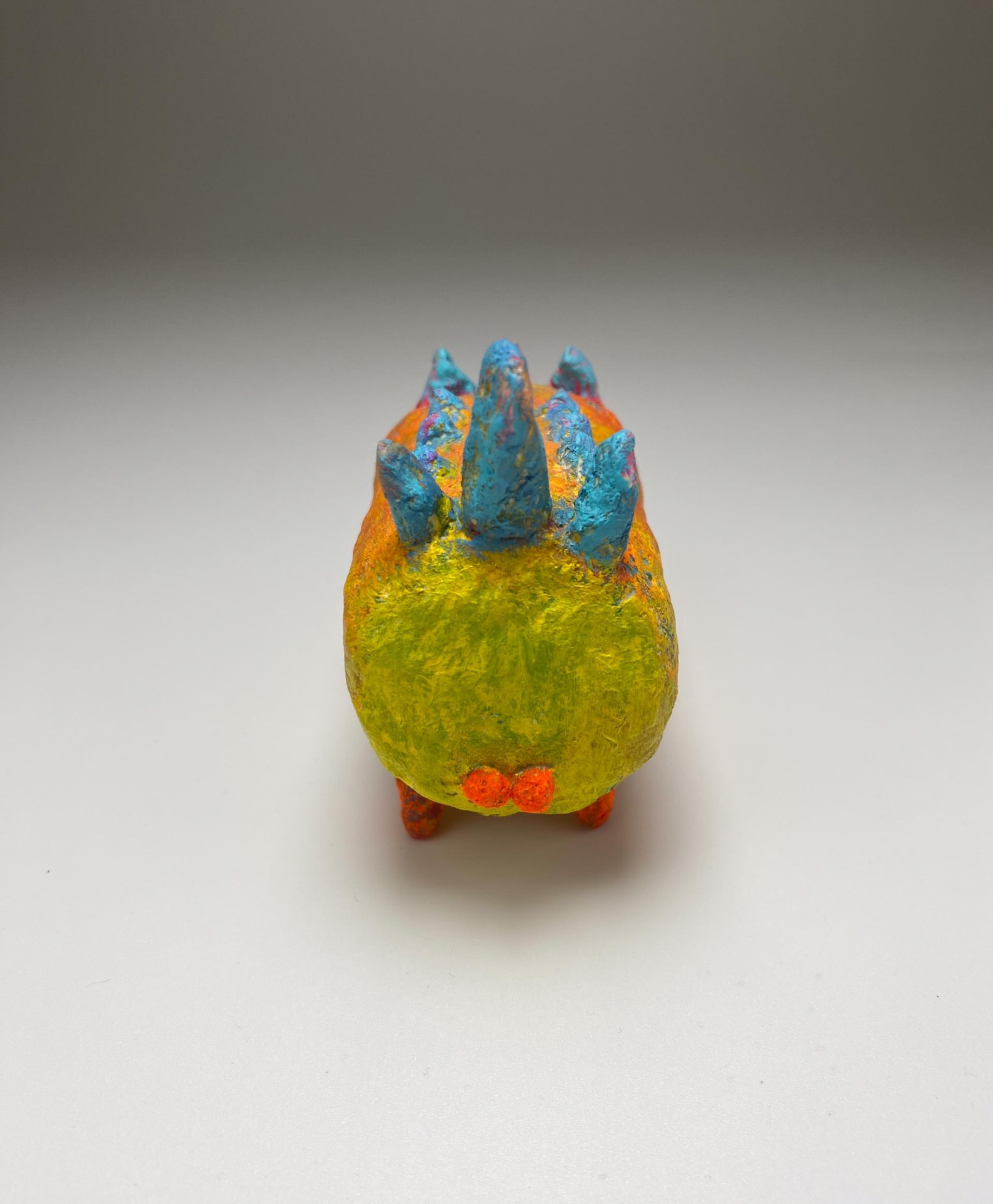 Handmade Paper Mache Dog Monster Sculpture, Original Design, Unique ...