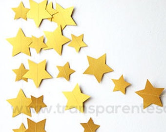 Gold star garland, Twinkle twinkle little star baby shower, Gold Wedding garland, Gold garland, Wedding decor, Star garland, Party supplies