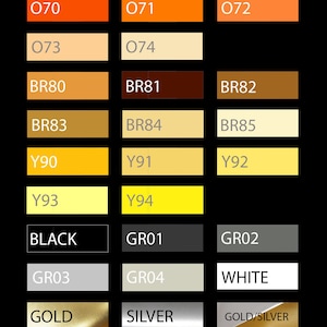 TransparentesDecor Color Chart Part 2