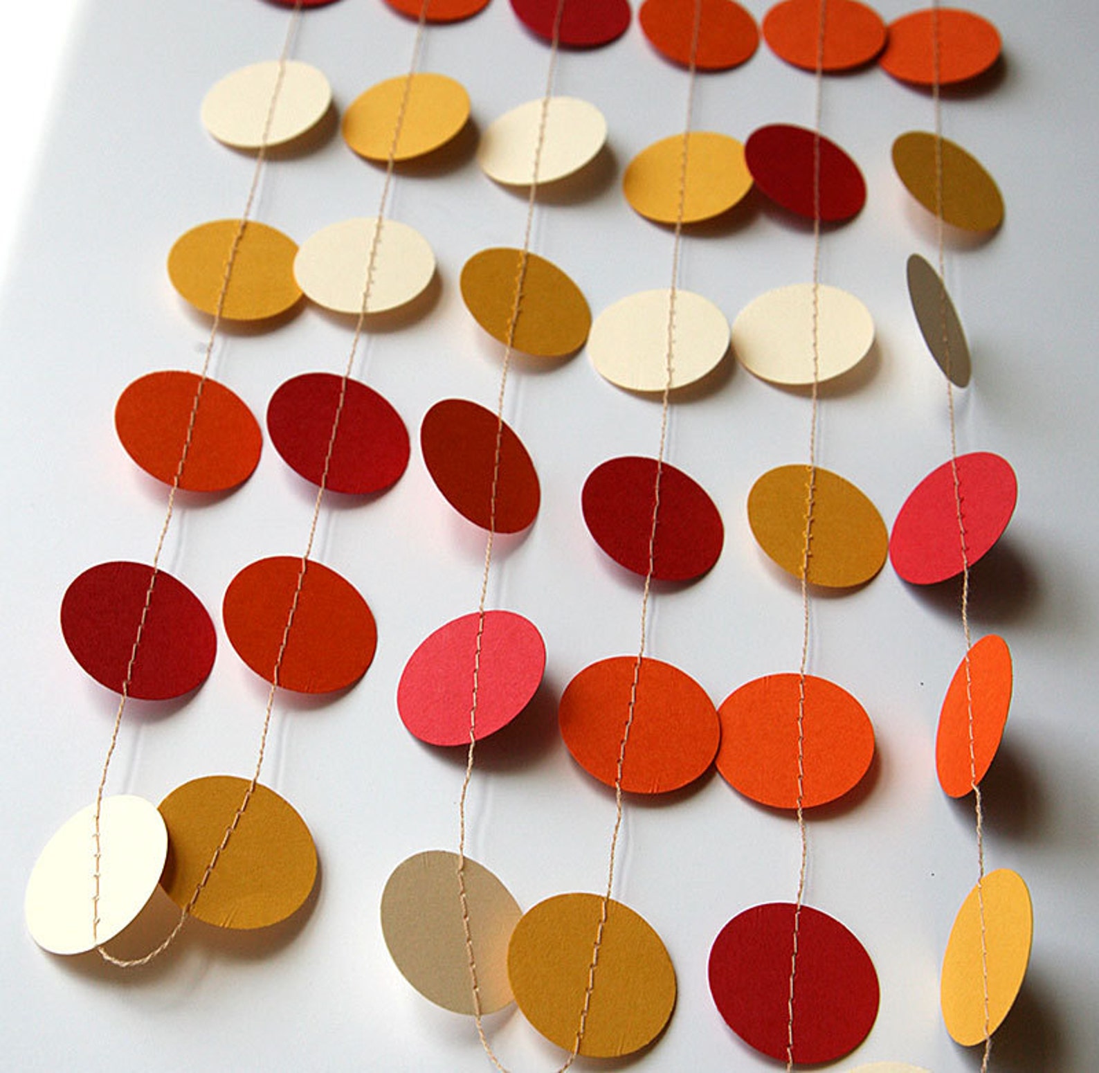 Paper garland Birthday Decorations Photo props Bridal Etsy