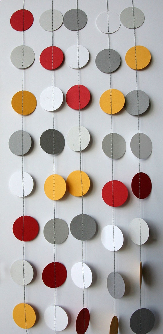 Paper Garland Birthday Decorations Circle Garland Photo