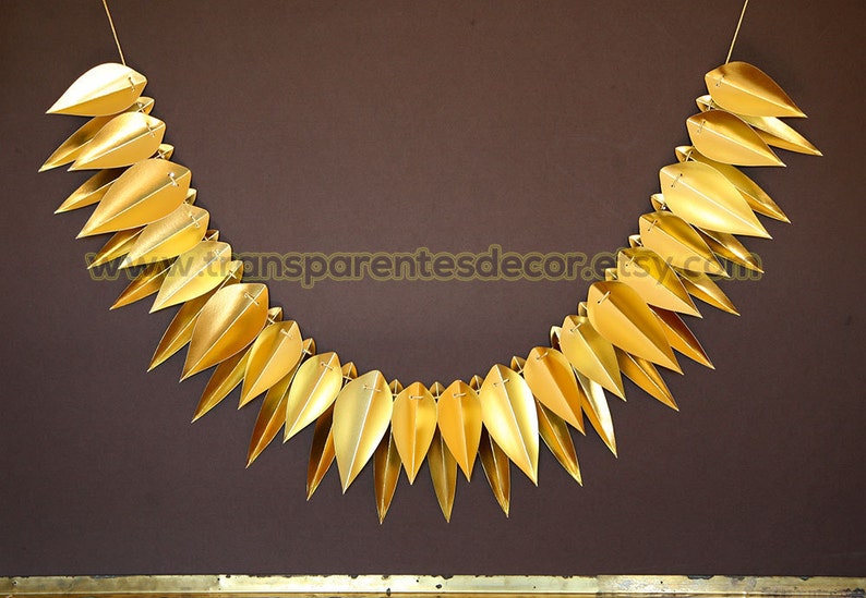 Gold Centerpiece Christmas Decor Golden Garland Christmas Etsy