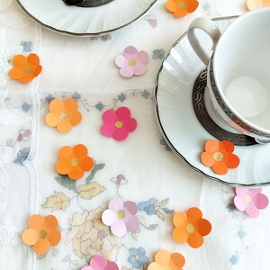 Custom Color Paper Flower Confetti for Tea Party, Bridal and Baby ...