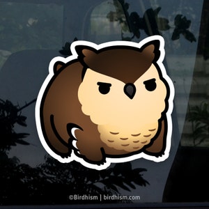 Chubby Owlbear 3.5" Sticker [Outdoor Quality]