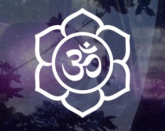 Namaste Lotus Decal