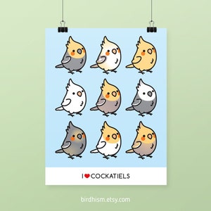 Cockatiel Collection Print image 2