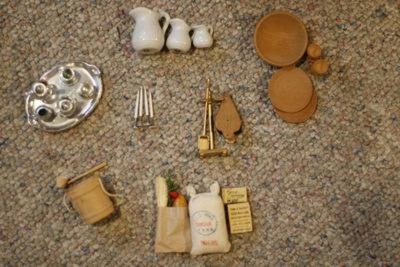 Wooden Doll House Accessories Lot 1970's Etsy