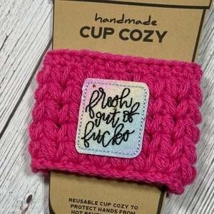 Crochet Coffee Cup Cozy Sleeve