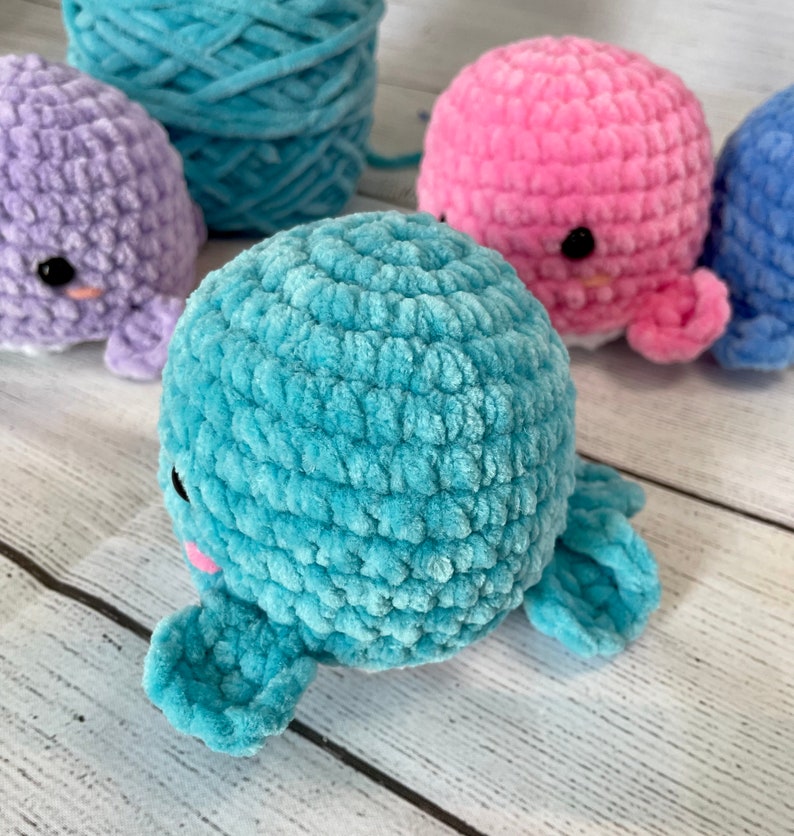 Wiley the Whale No Sew Amigurumi Crochet Pattern - Etsy