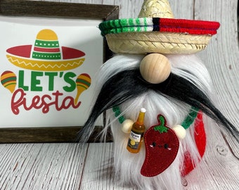 Handcrafted Cinco de Mayo gnome