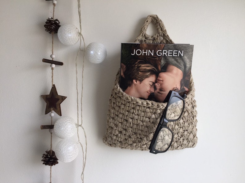 Gold Wall Hanging Basket Pocket Modern Pegboard Organizer Etsy