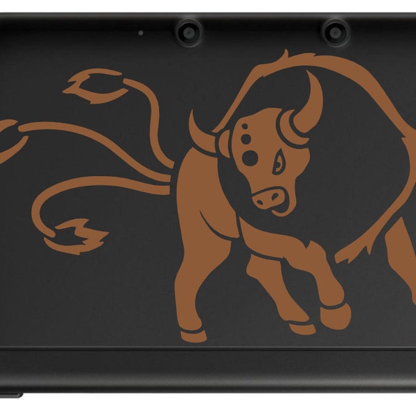 Tauros Vinyl Decal - Pokemon - Vinyl Decal, Gamer Gift, Car Decal, Wall Decal, Nerdy, Geeky, Sticker, Video Gaming Gift, Nintendo Switch