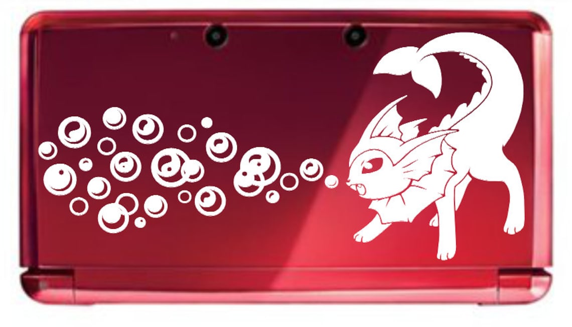 Vaporeon Vinyl Decal - Pokemon - Vinyl Decal, Gamer Gift, Car Decal