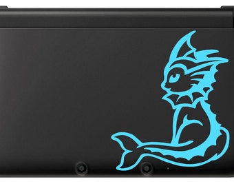 Vaporeon V2 Vinyl Decal - Pokemon - Vinyl Decal, Gamer Gift, Car Decal, Wall Decal, Nerdy, Geeky, Sticker, Video Gaming Gift, Eeveelution