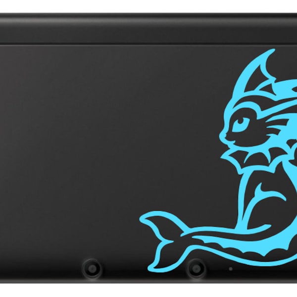 Vaporeon V2 Vinyl Decal - Pokemon - Vinyl Decal, Gamer Gift, Car Decal, Wall Decal, Nerdy, Geeky, Sticker, Video Gaming Gift, Eeveelution