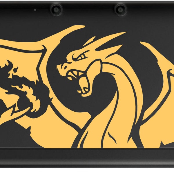 Mega Charizard X/Y Vinyl Decal - Pokemon - Vinyl Decal, Gamer Gift, Car Decal, Wall Decal, Nerdy, Geeky, Video Gaming Gift, Mega Evolution