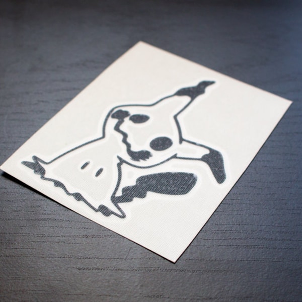 Mimikyu Vinyl Decal - Pokemon - Vinyl Decal, Gamer Gift, Car Decal, Wall Decal, Nerdy, Geeky, Sticker, Video Gaming Gift, Nintendo Switch