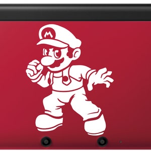 Mario Vinyl Decal - Super Mario Brothers - Vinyl Decal, Gamer Gift, Car Decal, Wall Decal, Nerdy, Geeky, Sticker, Video Gaming Gift