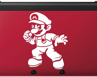 Mario Vinyl Decal - Super Mario Brothers - Vinyl Decal, Gamer Gift, Car Decal, Wall Decal, Nerdy, Geeky, Sticker, Video Gaming Gift