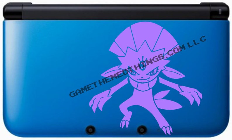 Weavile Vinyl Decal Pokemon Vinyl Decal, Gamer Gift, Car Decal, Wall Decal, Nerdy, Geeky, Sticker, Video Gaming Gift, Nintendo Switch image 2