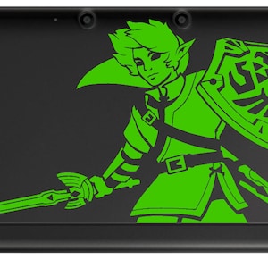 Link V2 Vinyl Decal - Legend of Zelda - Vinyl Decal, Gamer Gift, Car Decal, Wall Decal, Nerdy, Geeky, Sticker, Video Gaming Gift
