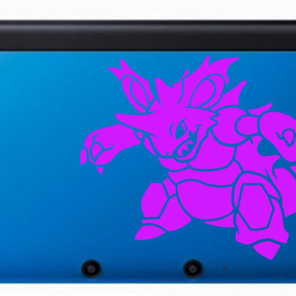 Nidoking Vinyl Decal - Pokemon - Vinyl Decal, Gamer Gift, Car Decal, Wall Decal, Nerdy, Geeky, Sticker, Video Gaming Gift