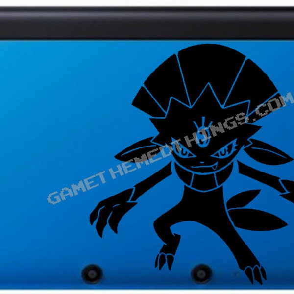 Weavile Vinyl Decal - Pokemon - Vinyl Decal, Gamer Gift, Car Decal, Wall Decal, Nerdy, Geeky, Sticker, Video Gaming Gift, Nintendo Switch